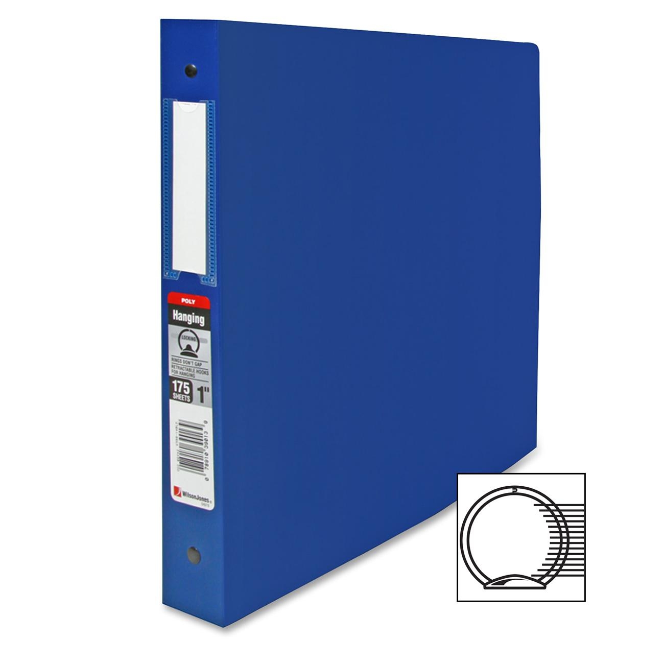 Wilson Jones Poly Hanging Ring Binder LD Products