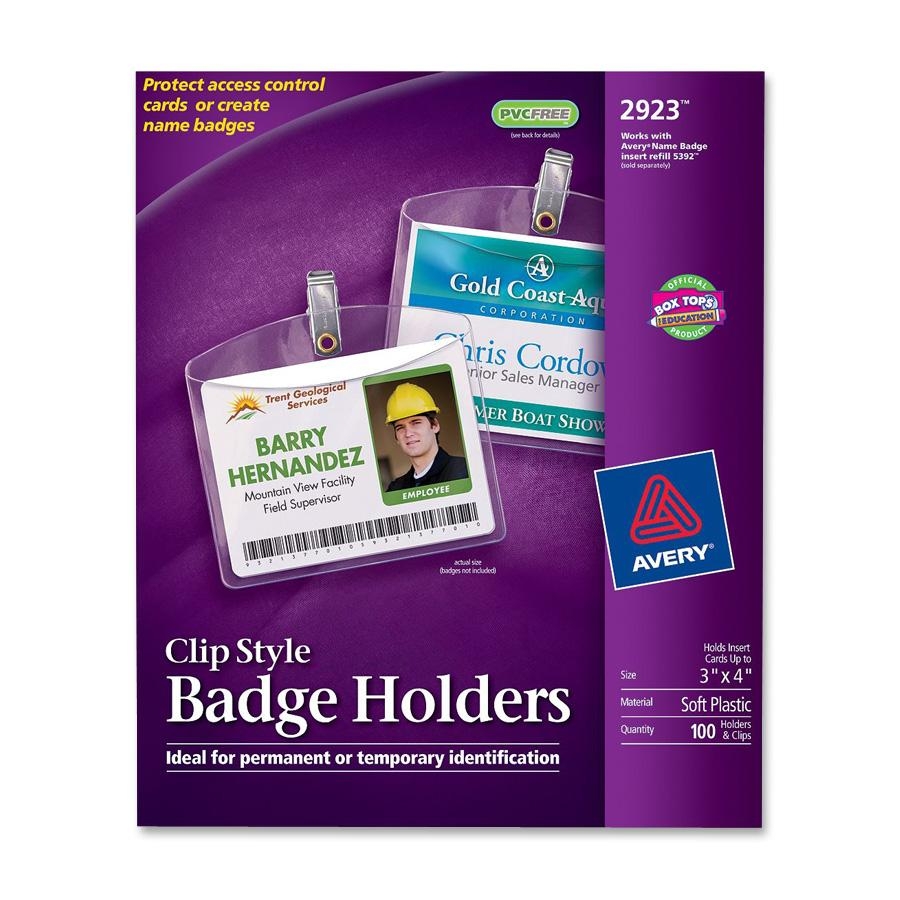 Avery Photo ID Badge Holder LD Products