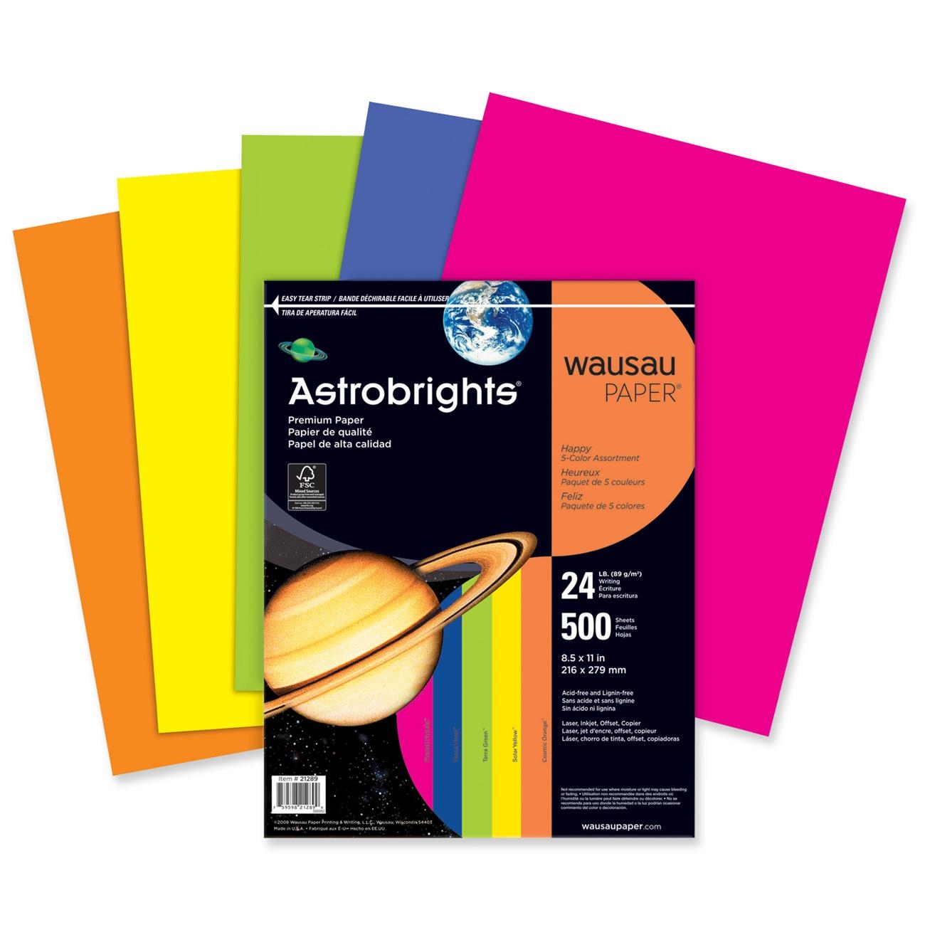 Astro Astrobrights Colored Paper LD Products