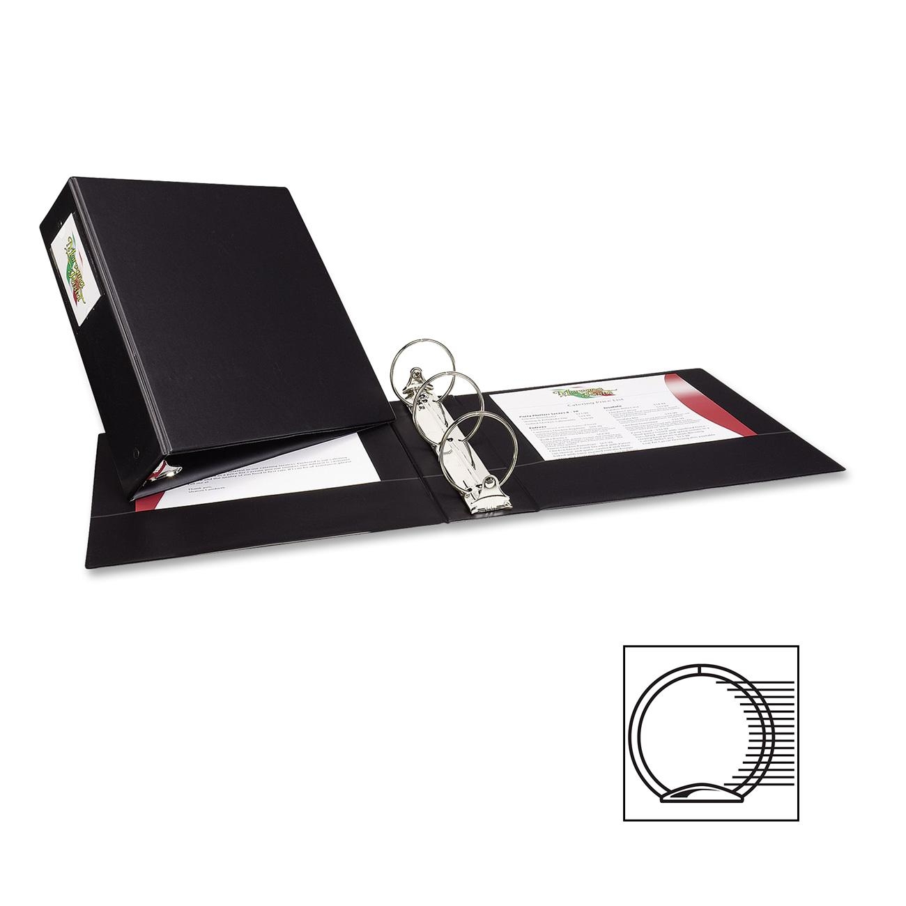 Avery Economy Reference Ring Binders With Label Holders LD Products
