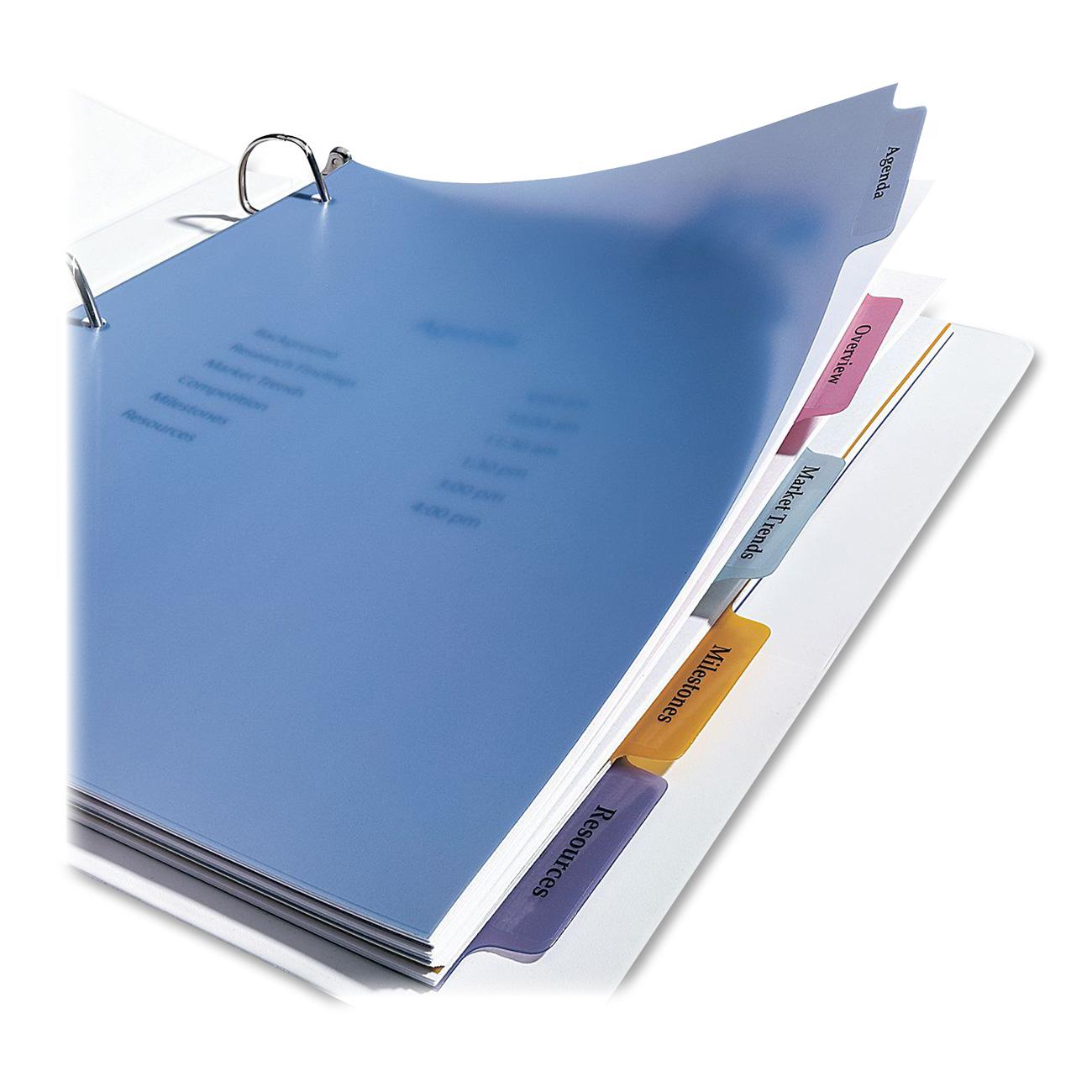 Avery Index Maker Translucent Clear Label Divider LD Products