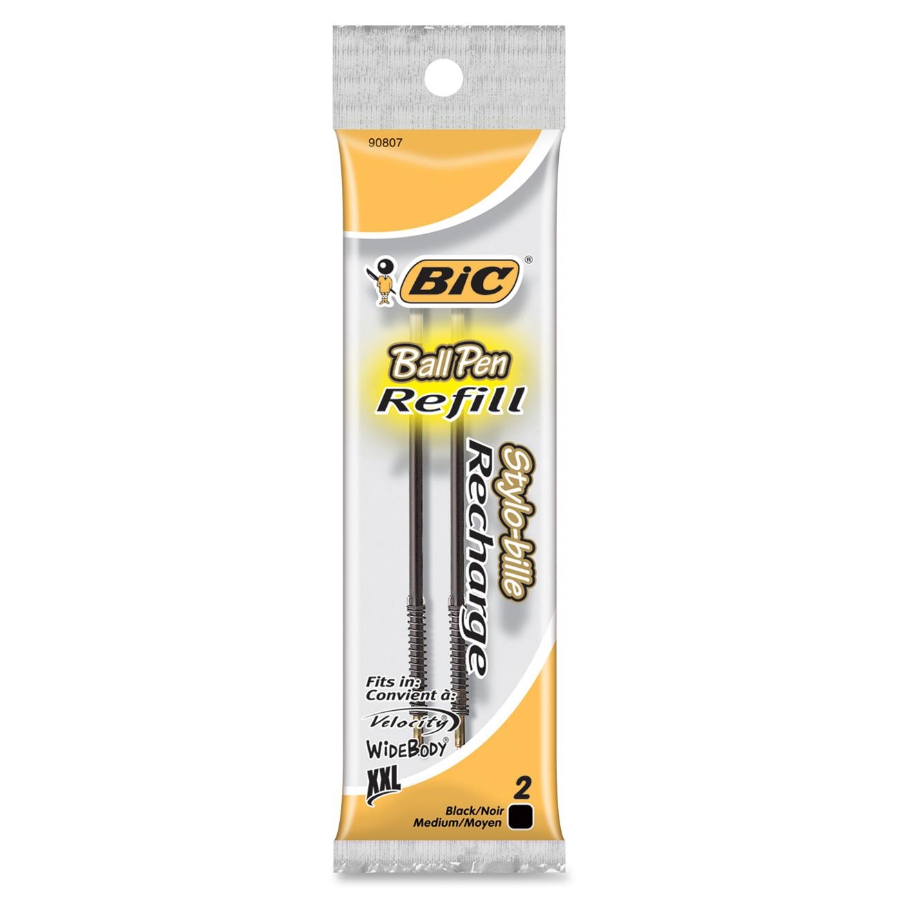 BIC Clear Clic Wide Body/Velocity Pen Refills LD Products