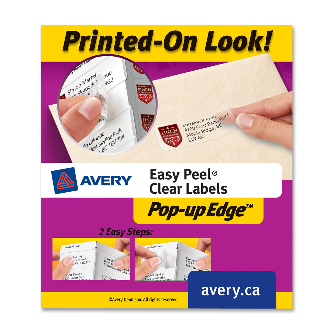 Avery Easy Peel Address Label LD Products