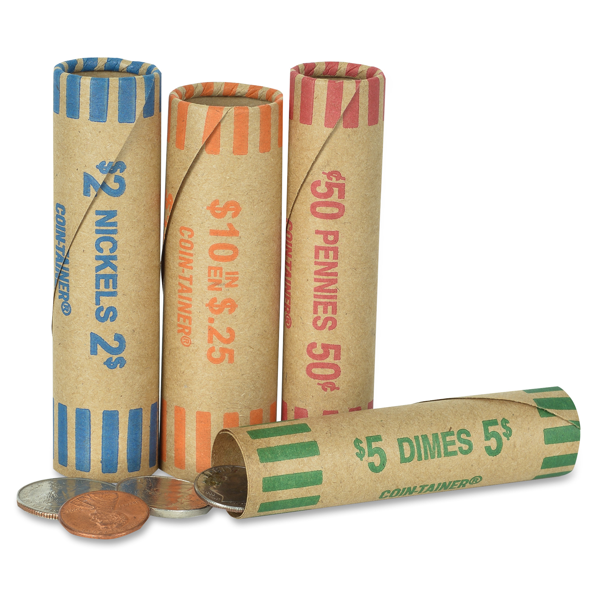 CoinTainer Tubular Coin Wrappers 1000 per box LD Products