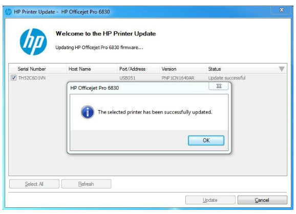 HP® releases a new firmware update to remedy their recent firmware change.