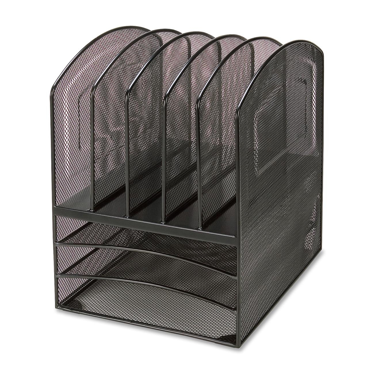 Lorell Mesh Horizontal Vertical Desktop Organizer LD Products