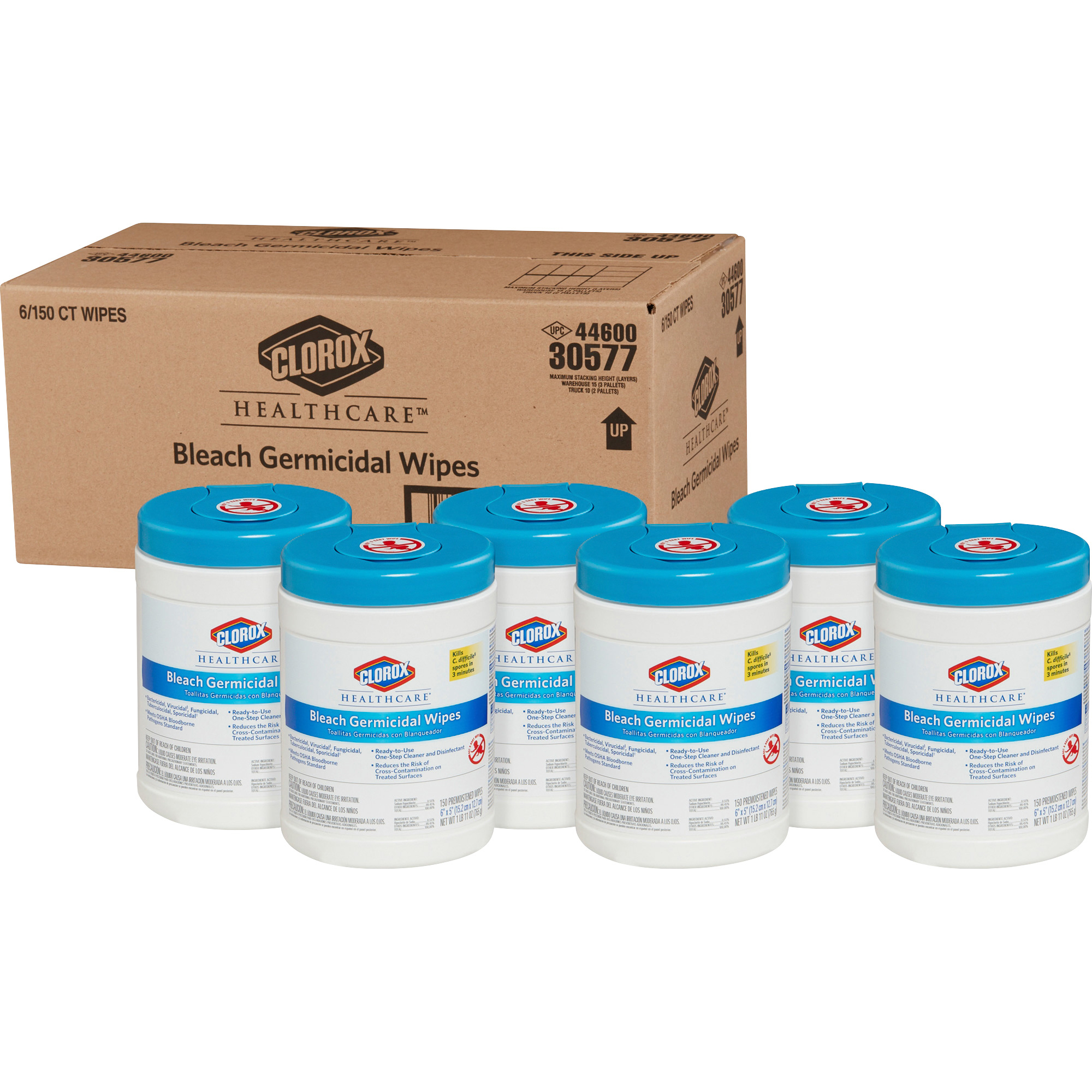 Healthcare Bleach Germicidal Wipes LD Products