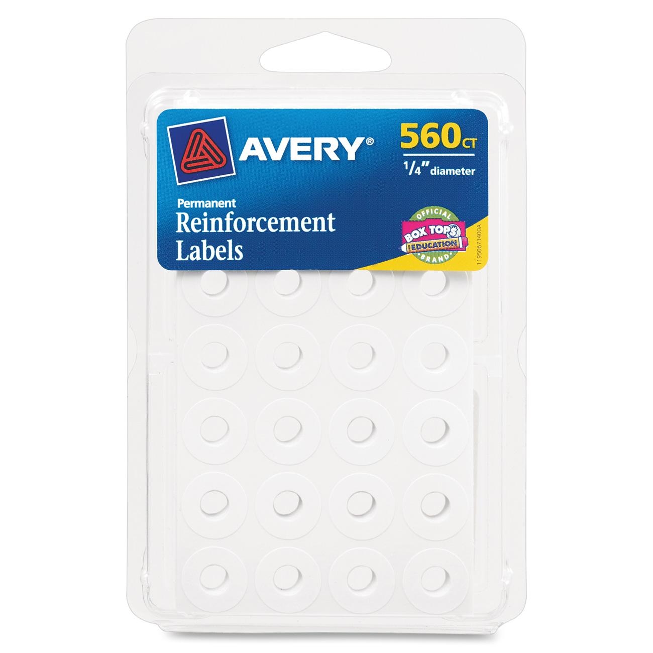 Avery Permanent Reinforcement Label LD Products