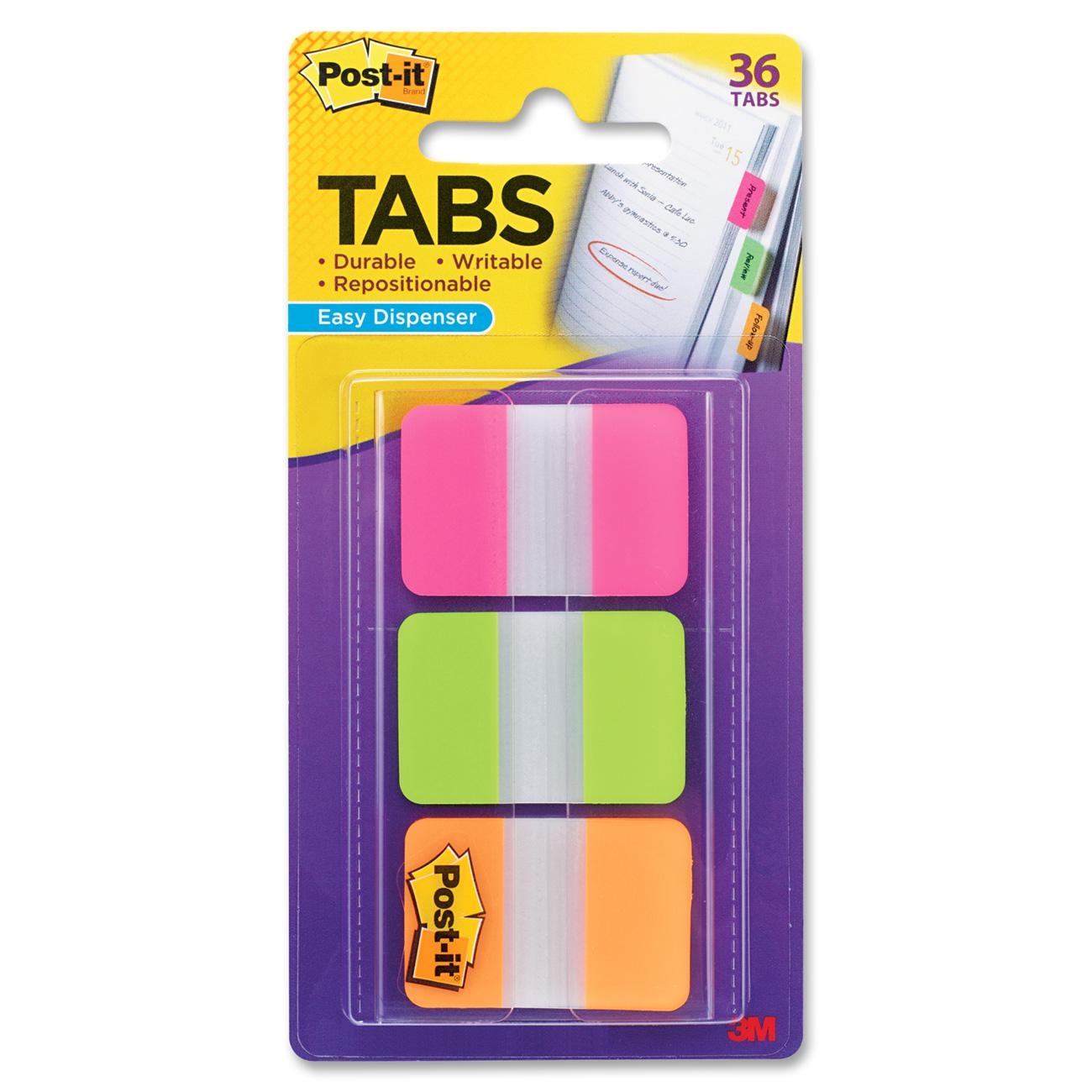 Postit Durable Filing Tabs w/Dispenser LD Products
