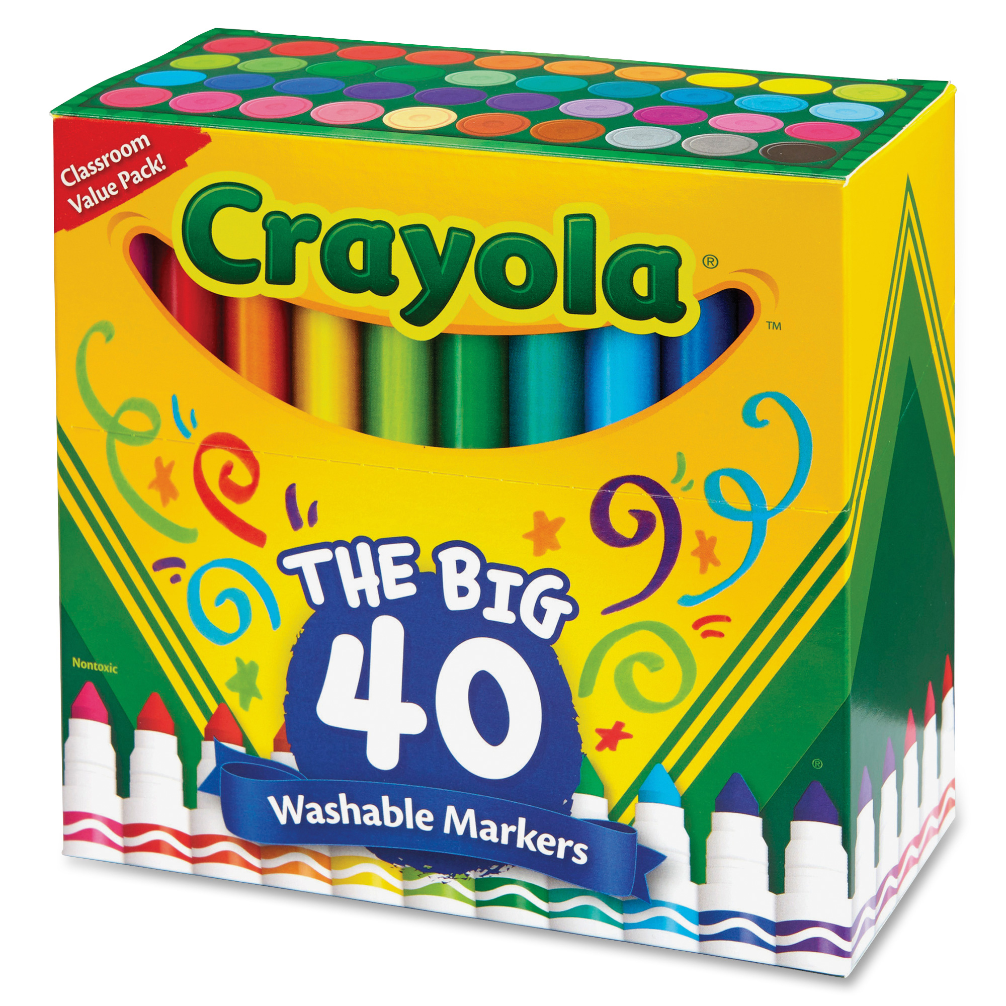 Crayola The Big 40 Washable Markers - ST per set - LD Products