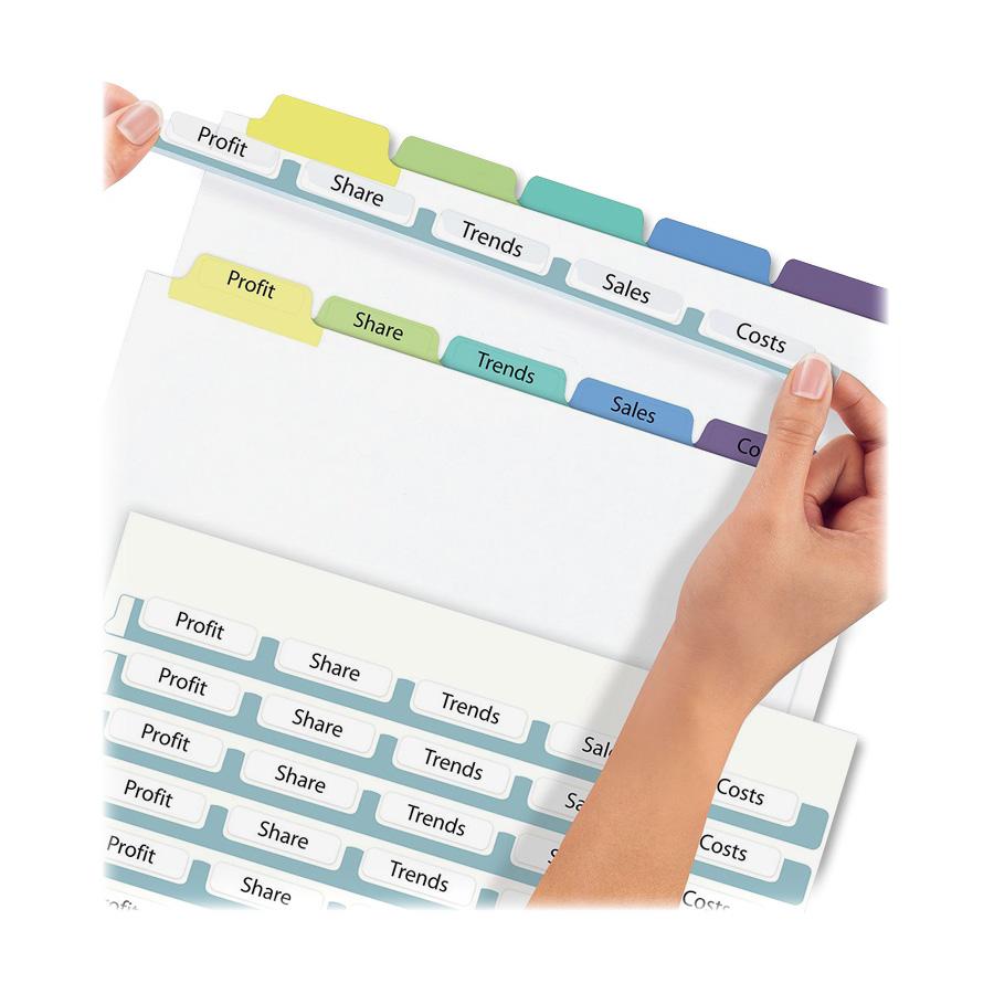 Avery 5-Colored Tabs Presentation Divider - LD Products