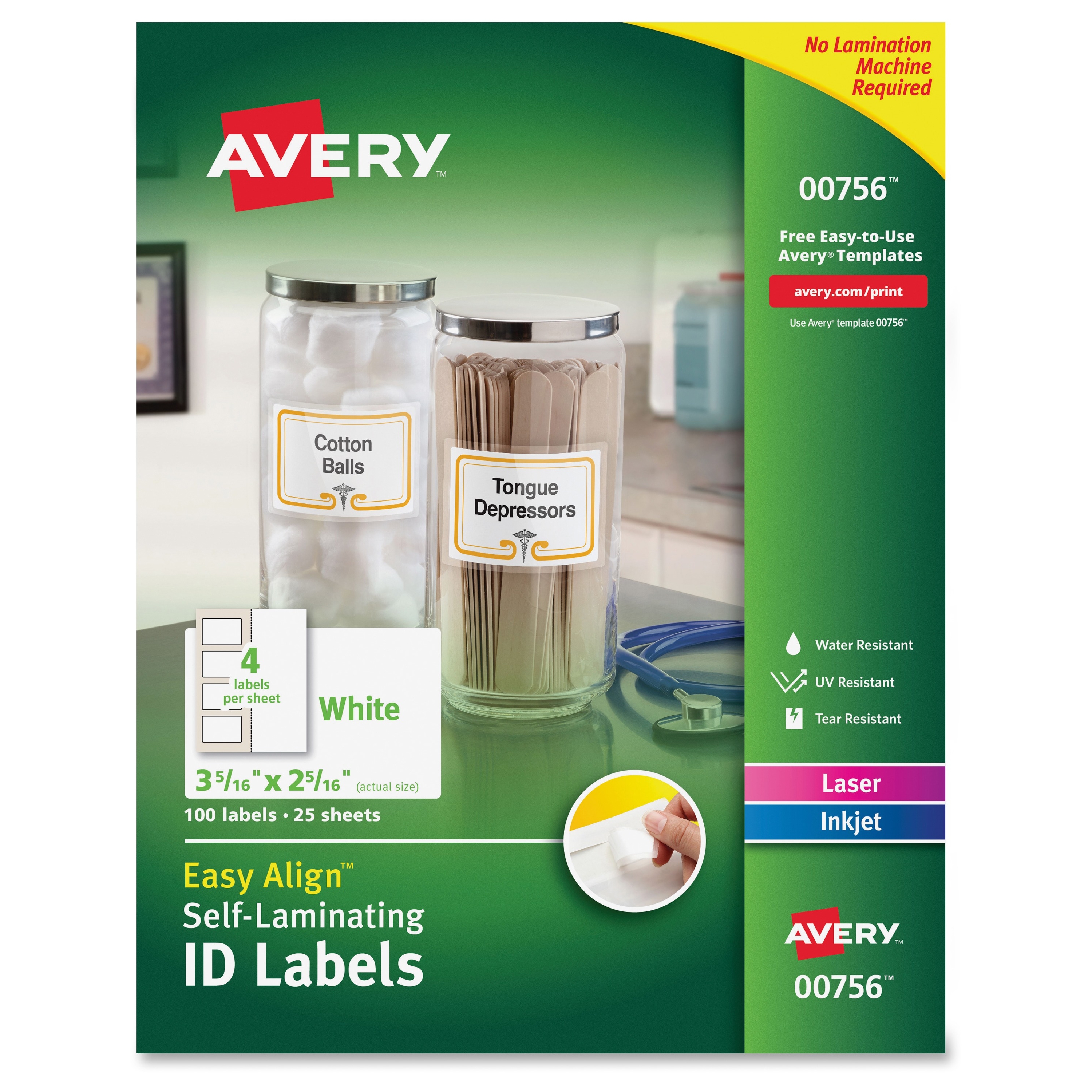 Easy Align SelfLaminating ID Labels LD Products