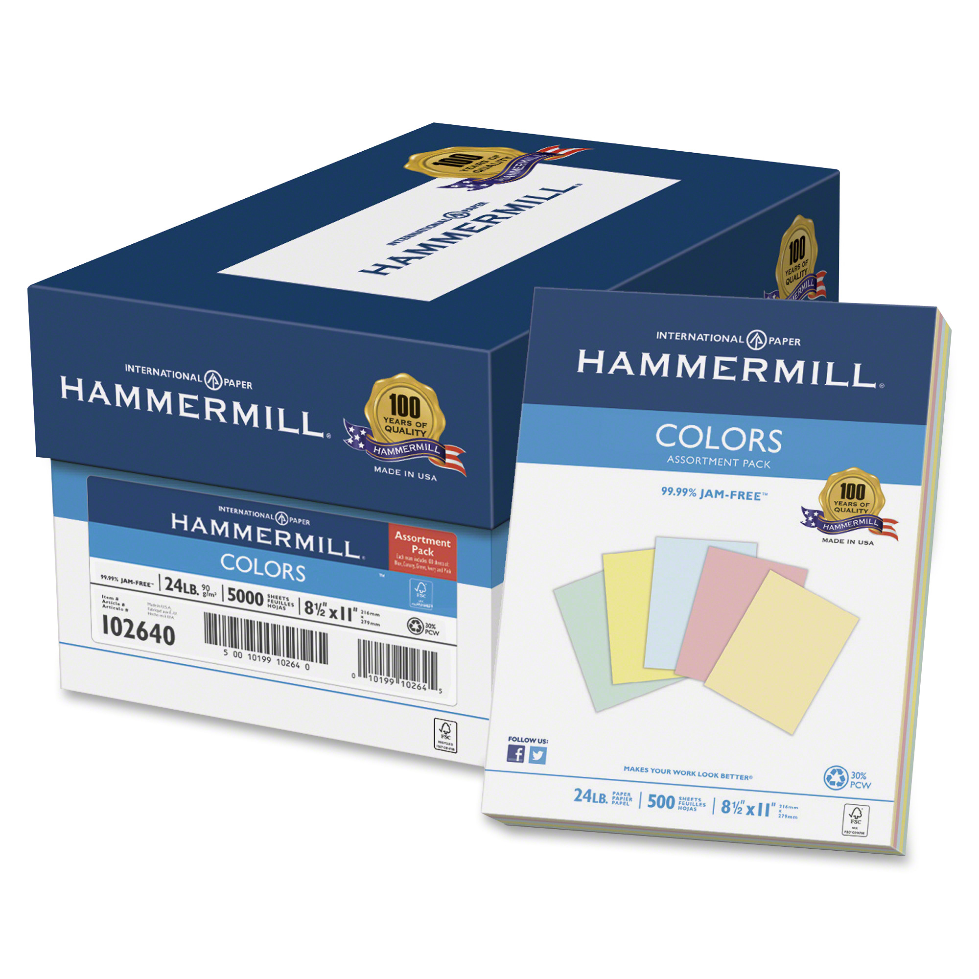 Hammermill Colors Colored Paper 500 sheets per ream LD Products