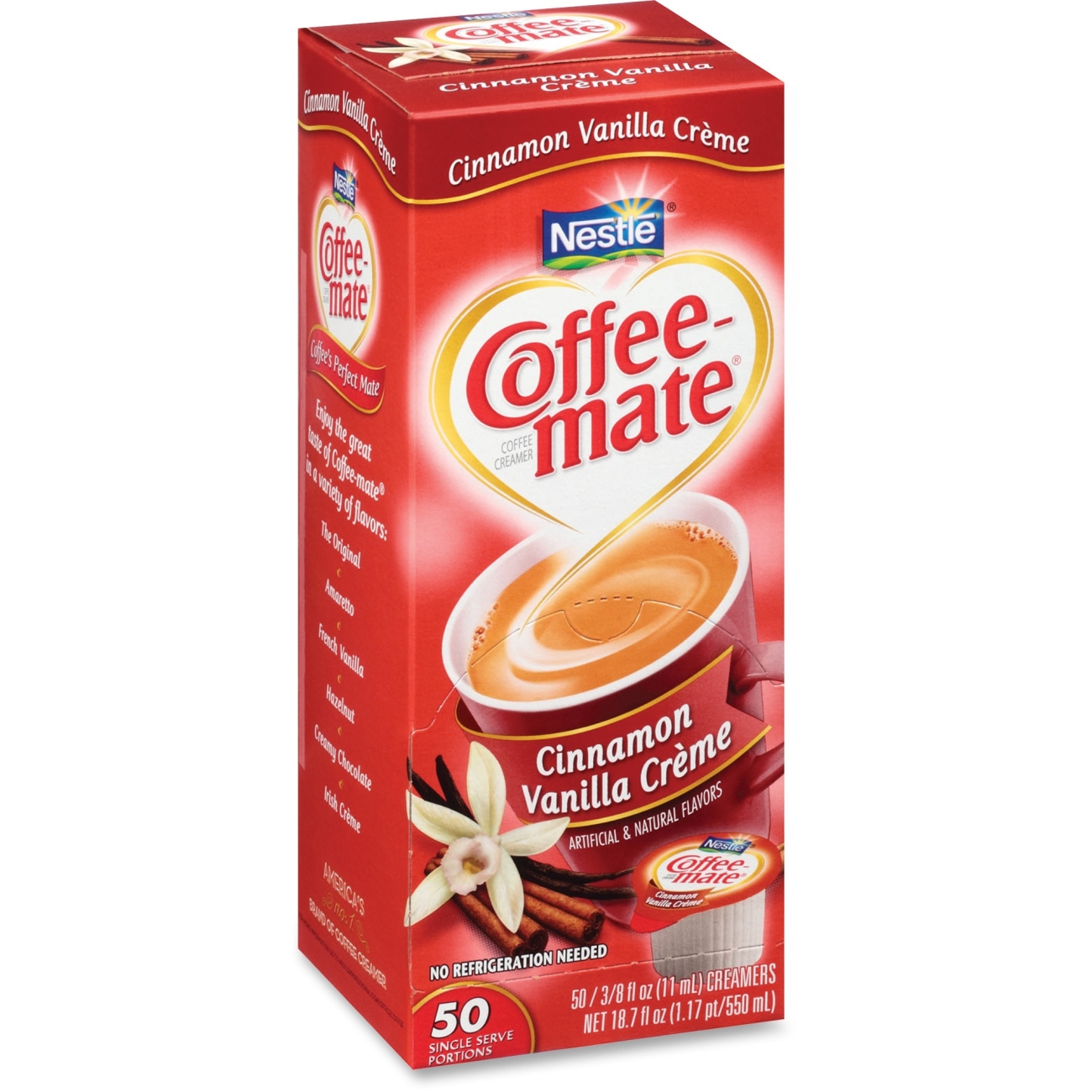 Nestle Cinnamon Vanilla Liquid Creamer 50 per box LD Products