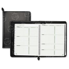 Day-Timer Green Series Black Leather Organizer Starter Set - LD Products