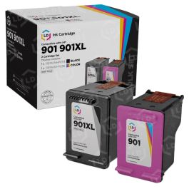 Reman HP 901XL HY Black & 901 Color Ink Set - LD Products