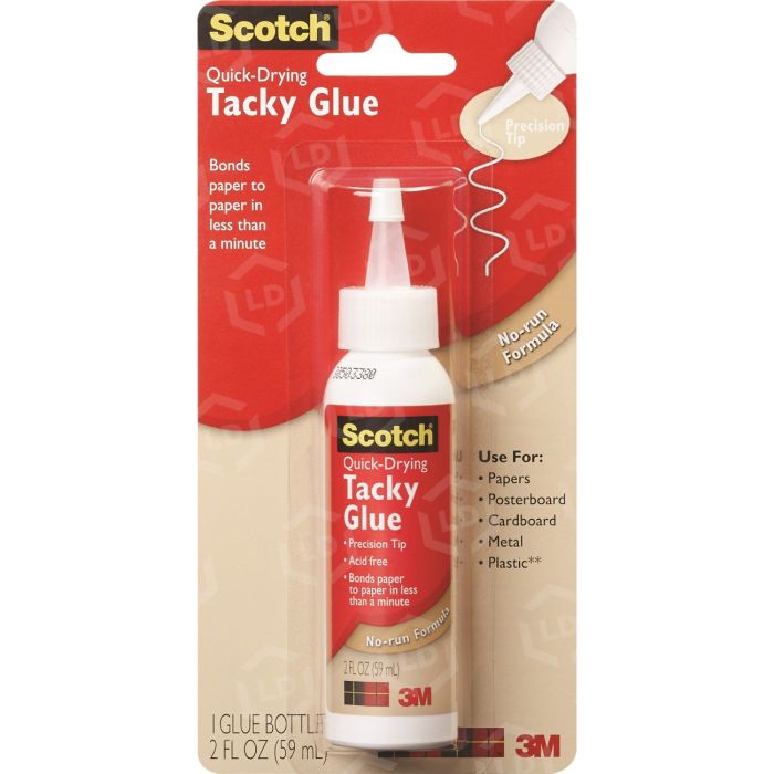 3M Scotch Quick-drying Tacky Glue - LD Products