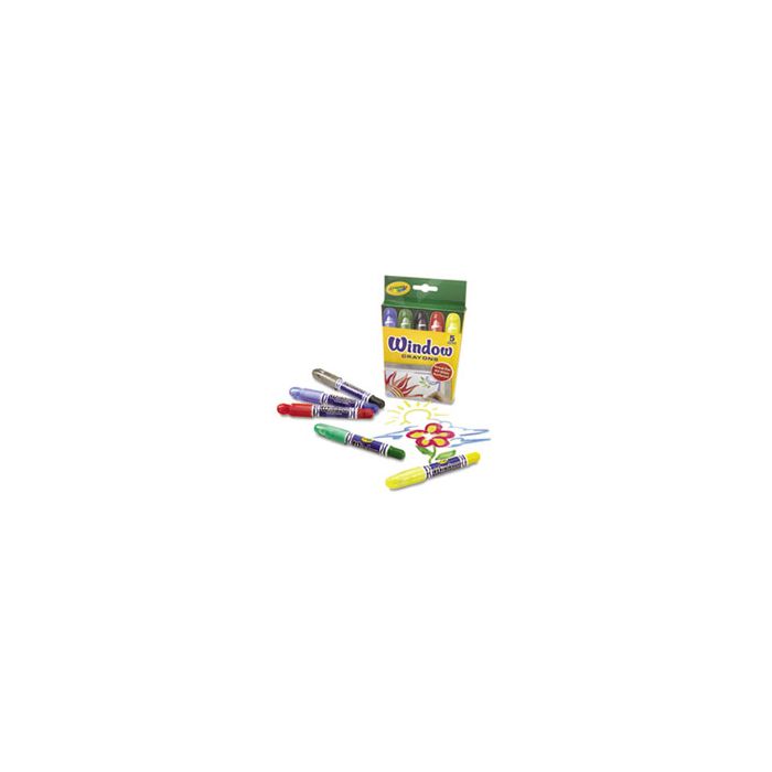 Crayola Washable Window Crayons - CYO529765 