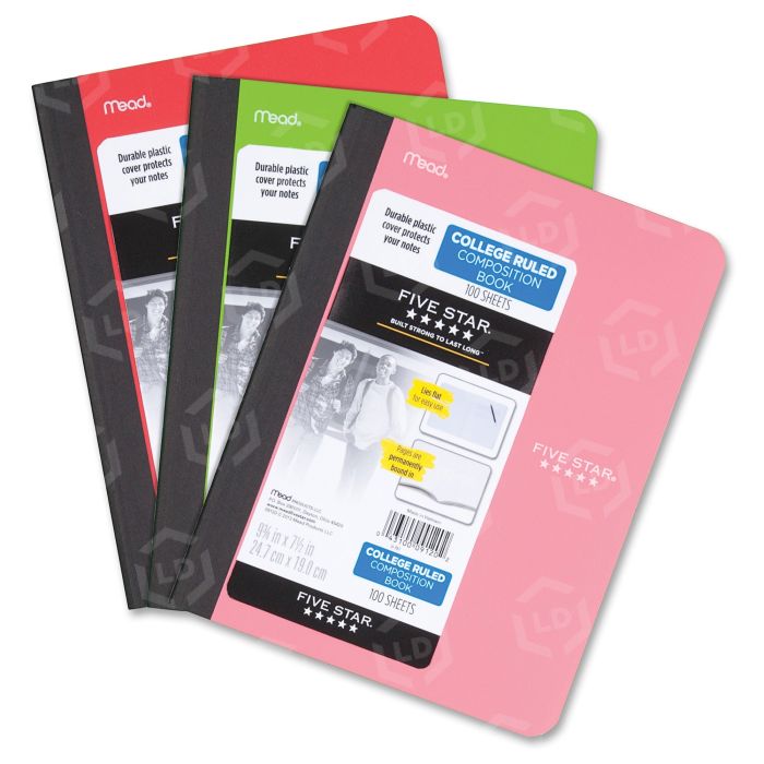 Mead Five Star 2-Subject Notebook - LD Products