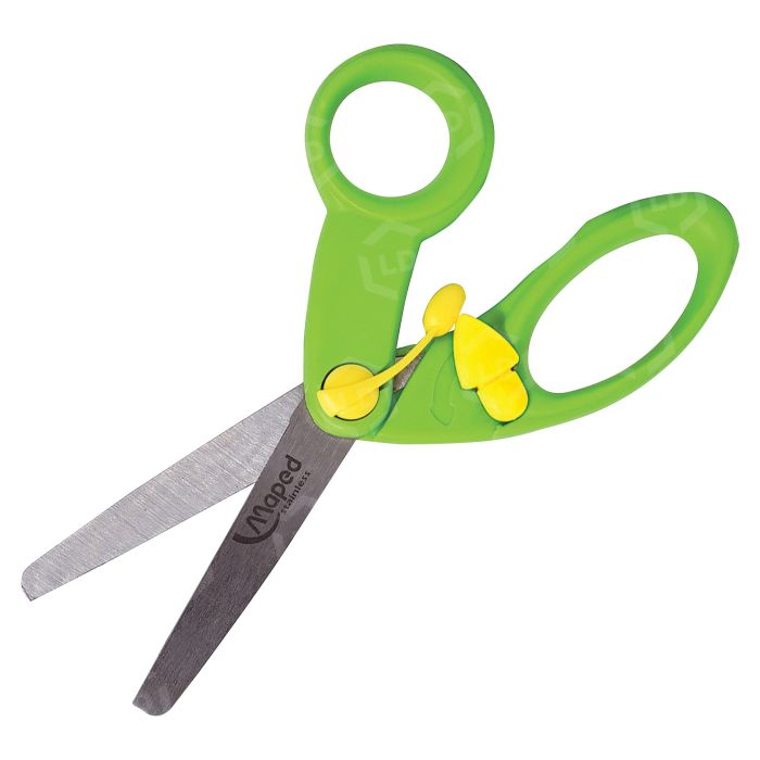 Kids Scissors Bulk Set,Small Scissors with Soft Touch Blunt Tip,5” Scissors  for Kids,Craft Scissors Decorative Edge and PVP Glue Sticks for School