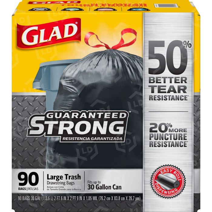Save on Our Brand Outdoor Trash Bags Drawstring Large 30 Gallon Order  Online Delivery