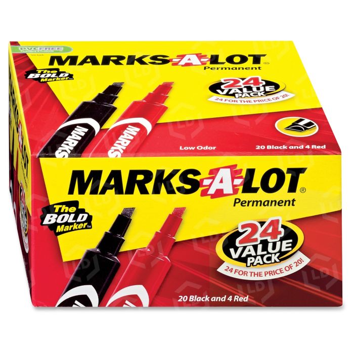 Avery Marks-A-Lot Permanent Markers Bonus Pack - LD Products
