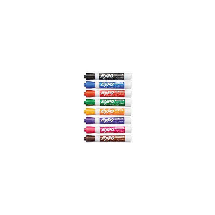 EXPO® 2-in-1 Double-Sided Dry Erase Markers, Pack Of 8