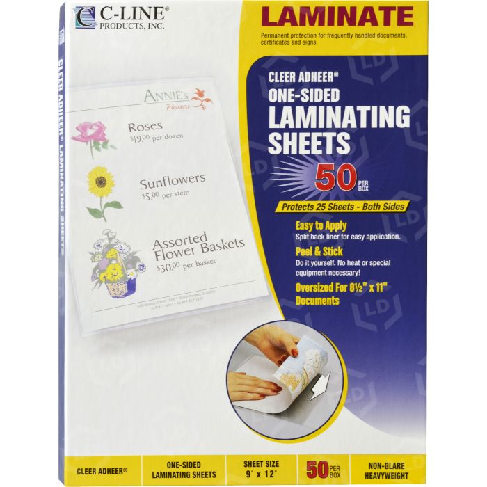 Cleer-Adheer Laminating Sheets - LD Products