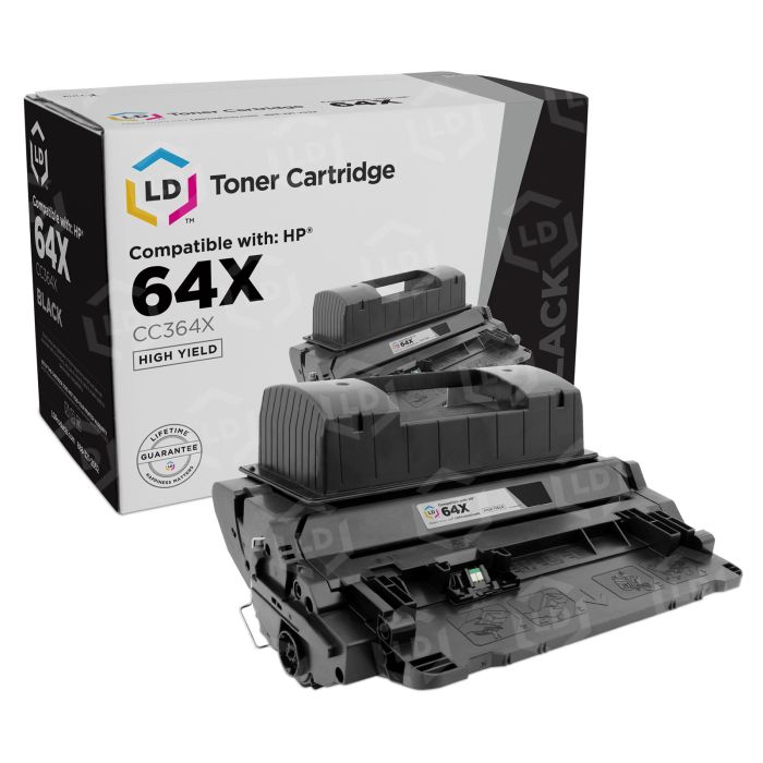 slinger sap Sluiting HP 64X Black High Yield Toner Cartridge Replacement - LD Products