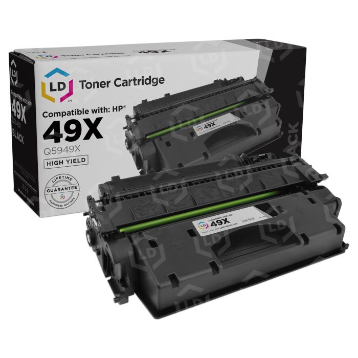 HP 49X Toner High Yield Black Compatible Cartridge - Lower Options - LD Products