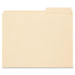 Smead Manila File Folder - 100 per box - 8.50" x 11" - 2/5 Tab Cut on Right - Manila