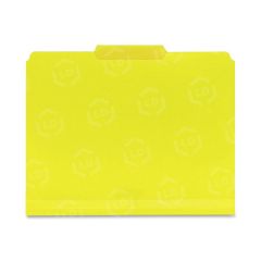 Smead Inndura File Folder - 24 per box Letter - 8.50" x 11" -  Yellow - 24 / Box