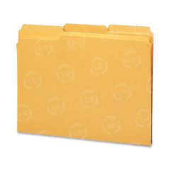 Smead Colored File Folder - 100 per box Letter - 8.50" x 11" - Goldenrod