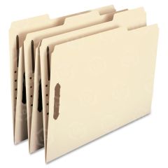 Smead Recycled Manila Fastener Folder - 50 per box Letter - 8.50" x 11" - Manila