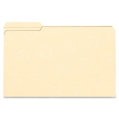 Smead Manila File Folder - 100 per box Legal - 8.50" x 14" - 1/3 Tab Cut on Left - Manila