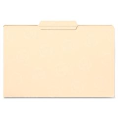 Smead Manila File Folder - 100 per box Legal - 8.50" x 14" - 1/3 Tab Cut on Center - Manila