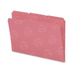 Smead Colored File Folder - 100 per box Legal - 8.50" x 14" - Pink