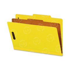 Smead SafeSHIELD Colored Classification Folder - 8.50" x 14" - Yellow