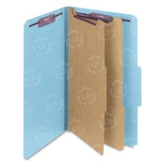Smead SafeSHIELD Colored Classification Folder - 8.50" x 14" - 2/5 - Blue