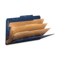 Smead SafeSHIELD Classification Folder - 10 per box Legal - 8.50" x 14" - Dark Blue