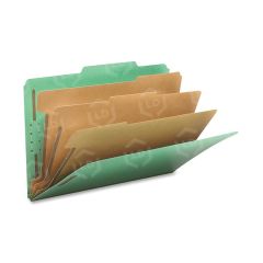 Smead SafeSHIELD Classification Folder - 10 per box Legal - 8.50" x 14" - Green