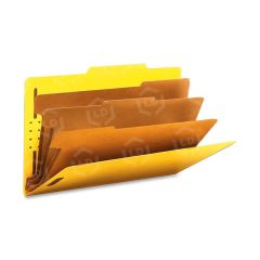 Smead SafeSHIELD Classification Folder - 10 per box Legal - 8.50" x 14" - Yellow