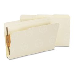 Smead Fastener Folder - 50 per box Legal - 8.50" x 14" - 1/3 Tab - Manila