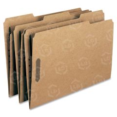 Smead Kraft Fastener Folder - 50 per box Legal - 8.50" x 14" - Prong - Kraft