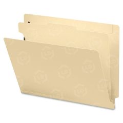 Smead End Tab Classification Folder - 10 per box - 8.50" x 11" -  Pressboard - Manila