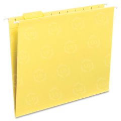 Smead Colored Hanging Folder - 25 per box Letter - 8.50" x 11" -  Yellow