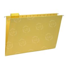 Smead Colored Hanging Folder - 25 per box Legal - 8.50" x 14" - 1/5 Tab Cut - Yellow