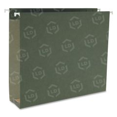 Smead Hanging Box Bottom Folder - 8.50" x 11" - Pressboard - Green