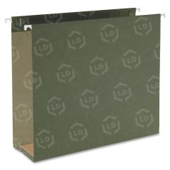 Smead Hanging Box Bottom Folder - 8.50" x 11" - 3" Expansion - Green