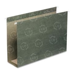 Smead Hanging Box Bottom Folder - 25 per box - 8.50" x 14" - Green